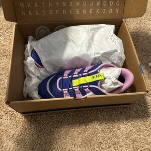 Kids' Purple and Pink Kizik Sneakers